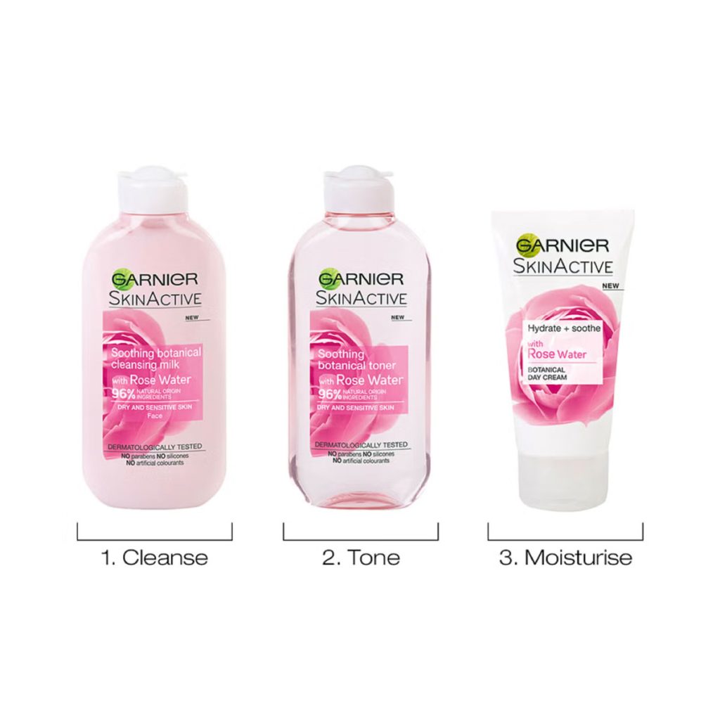 تونر پوست خشک و حساس گارنیر